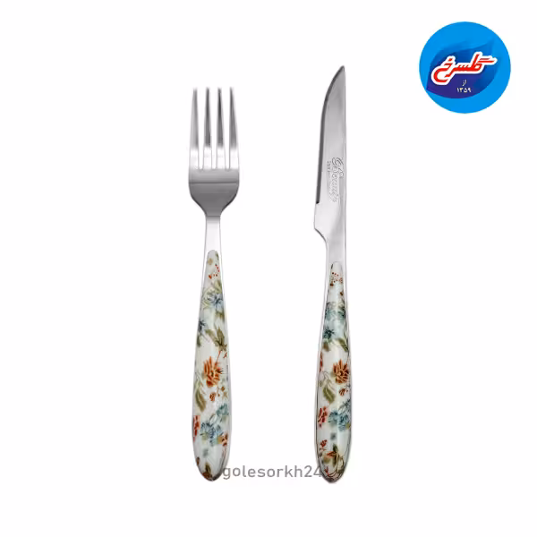 کارد و چنگال بیوتی طرح گل مدل M