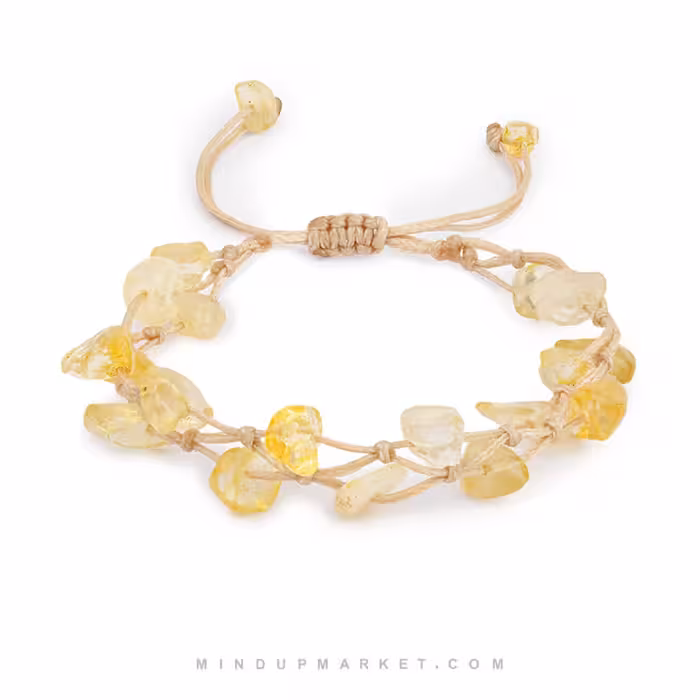 دستبند زفیروس سیترین