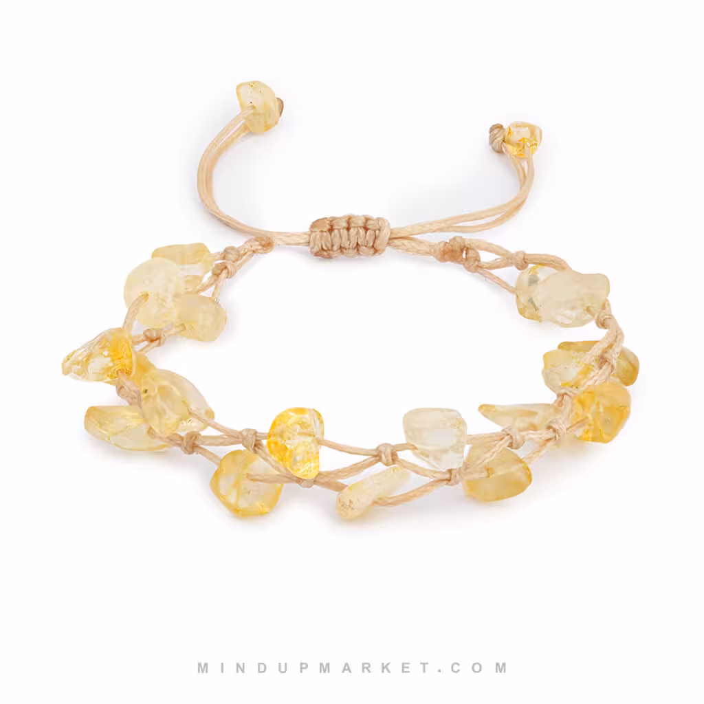 دستبند زفیروس سیترین