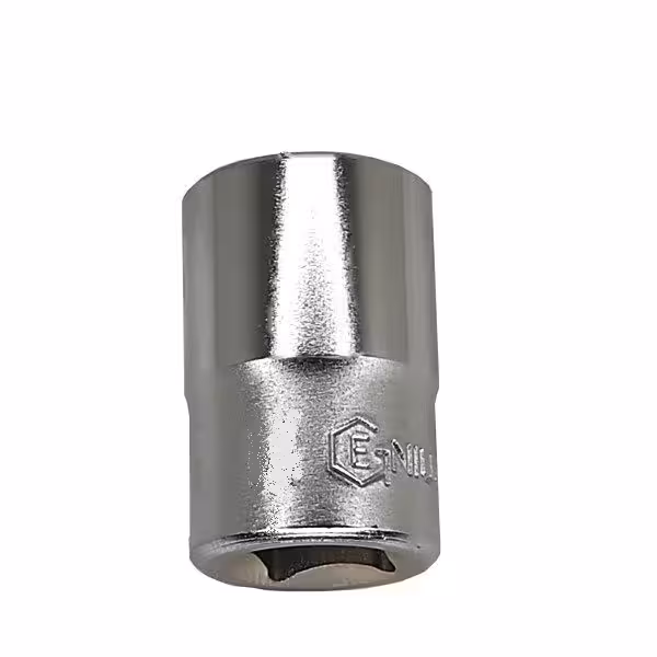 بکس درایو 3/8 کوتاه شش پر سفید سایز 15 برند جنیوس تایوان GENIUS