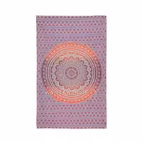 بکدراپ تپستری هندی طرح ماندالا (روتختی یک نفره) کد 388