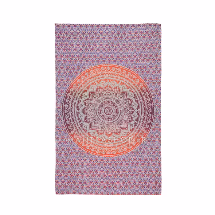 بکدراپ تپستری هندی طرح ماندالا (روتختی یک نفره) کد 388