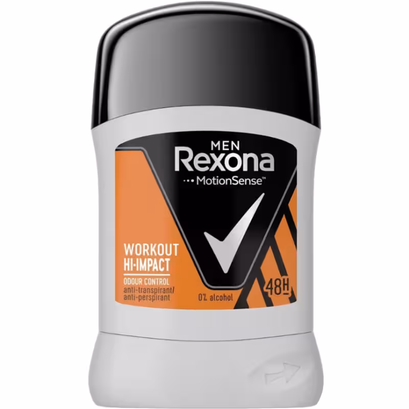 استیک ضد تعریق آقایان رکسونا Rexona Men Workout Hi-Impact وزن 40 گرم