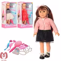 عروسک دفا Defa lucy با لباس گلبهی مدل 5508
