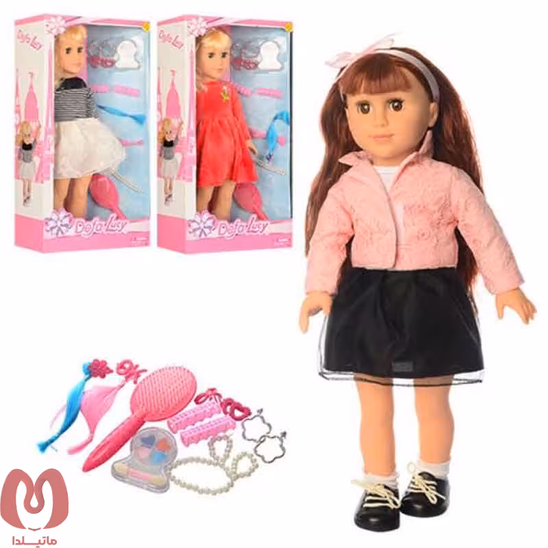 عروسک دفا Defa lucy با لباس گلبهی مدل 5508