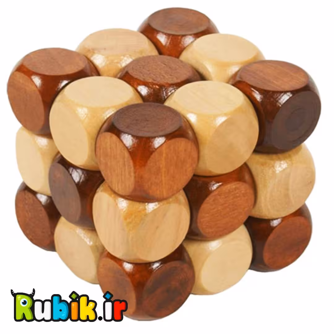 روبیک مکعبی مار چوبی (موفا) Wood Snake Cube