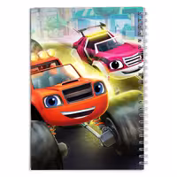 دفتر مشق کارتون بلیز و ماشین های غول پیکر