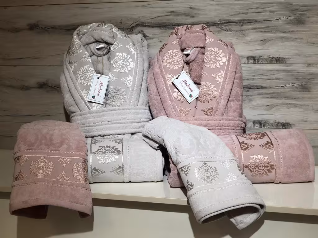 حوله ست عروس و داماد مودنا 10 تیکه