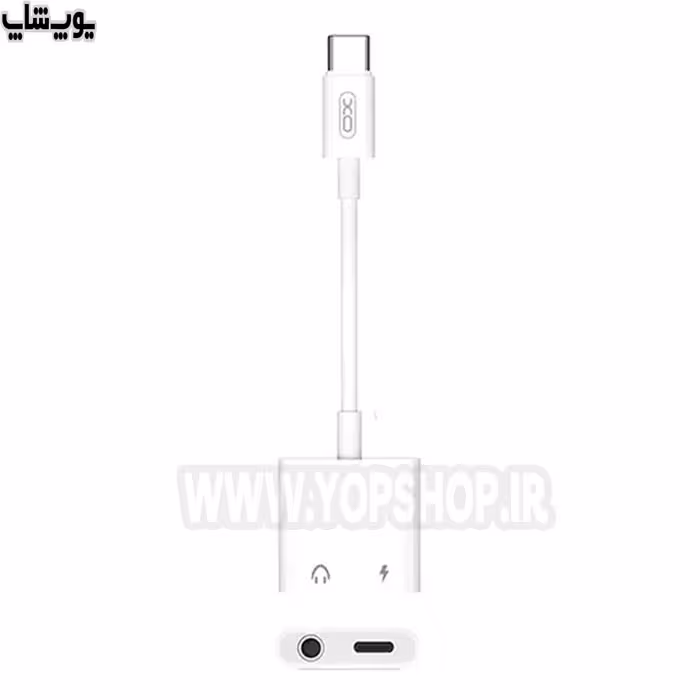 مبدل Type-C به جک 3.5 میلیمتری و Type-C ایکس او مدل NB172D