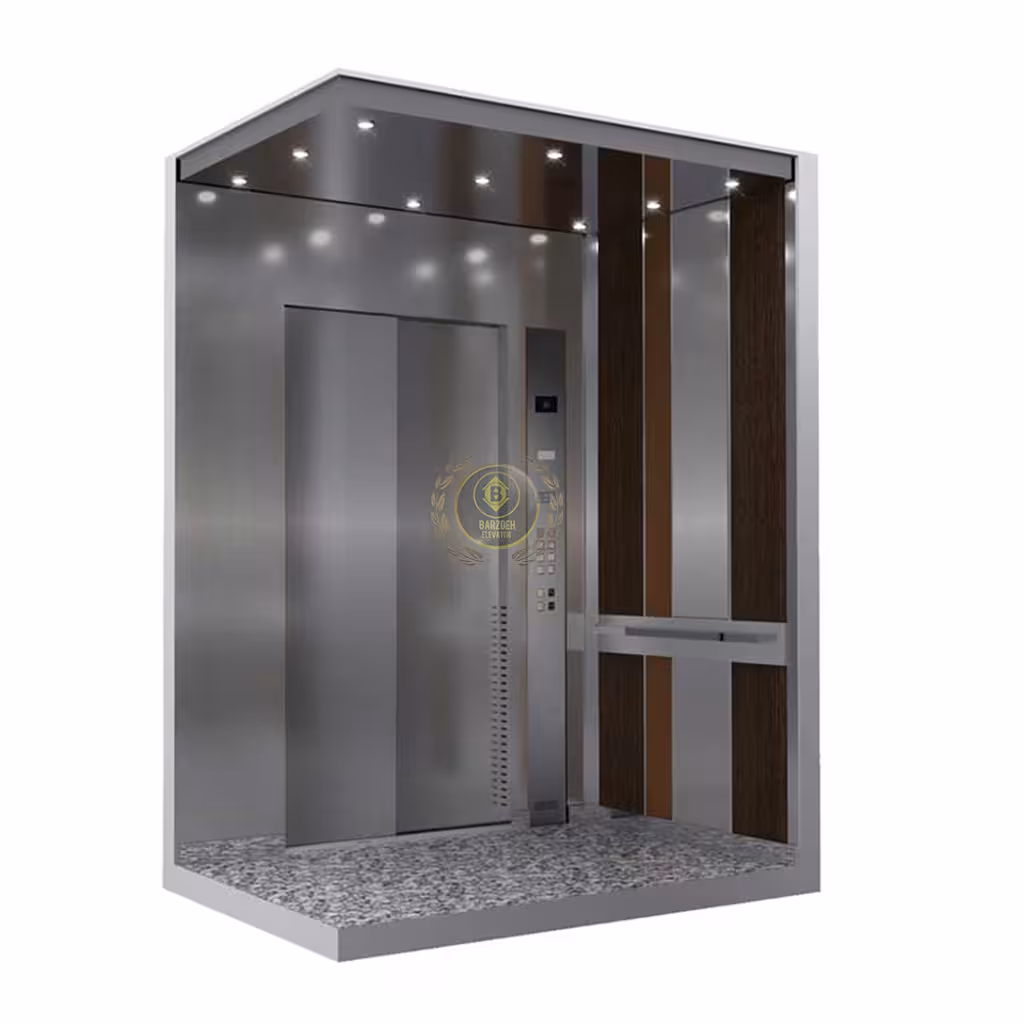 کابین آسانسور ام دی اف استیل کد 10401
