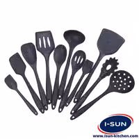 ست کفگیر و ملاقه سیلیکونی شنگیا - فروشگاه آیسان