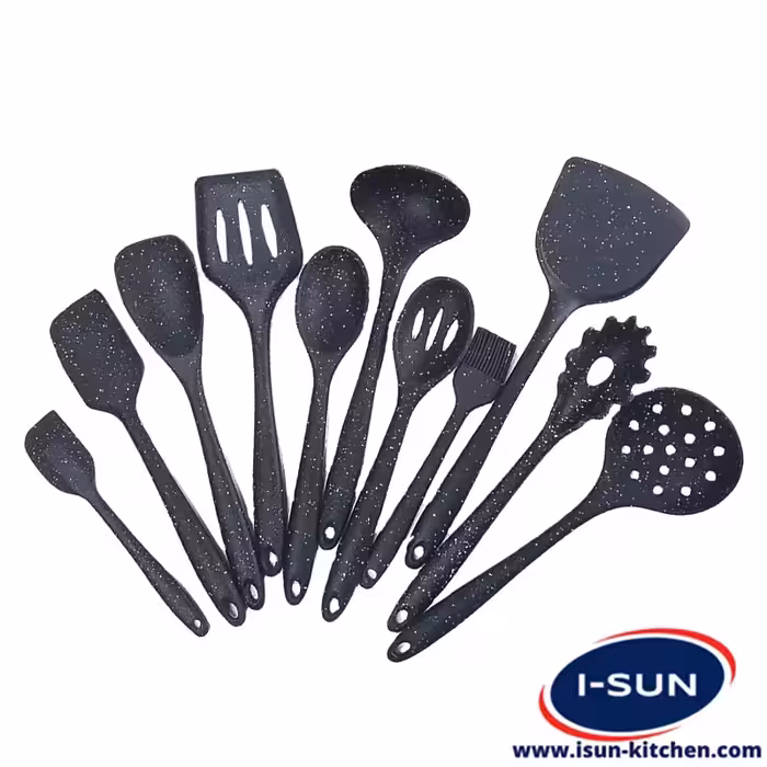 ست کفگیر و ملاقه سیلیکونی شنگیا - فروشگاه آیسان