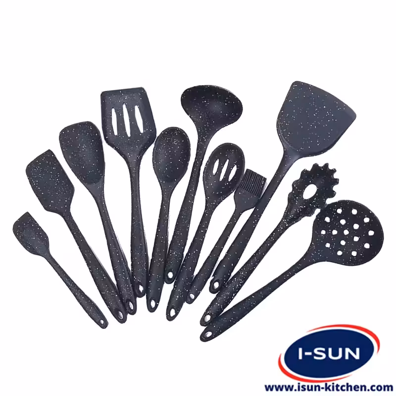 ست کفگیر و ملاقه سیلیکونی شنگیا - فروشگاه آیسان