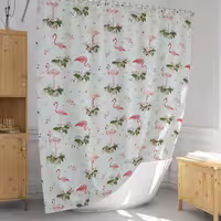 پرده حمام دلفین مدل EV-9888 سایز 180×200سانتی متر