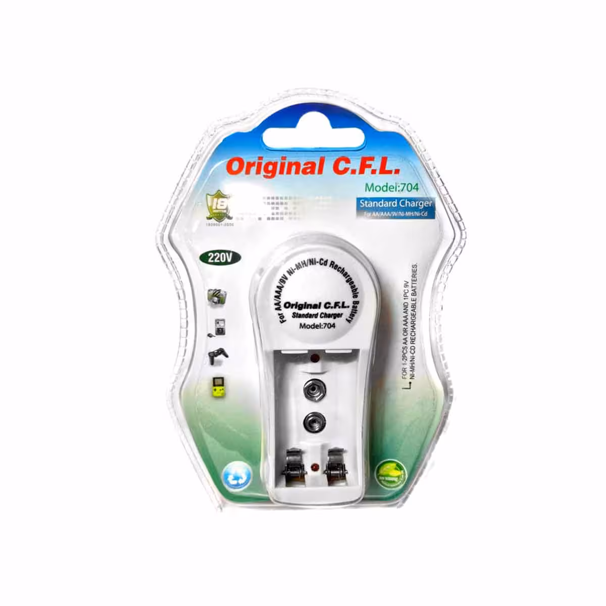 شارژر باتری دوتایی CFL-704