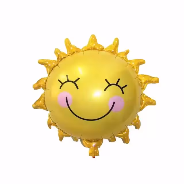 بادکنک فویلی خورشید خندان