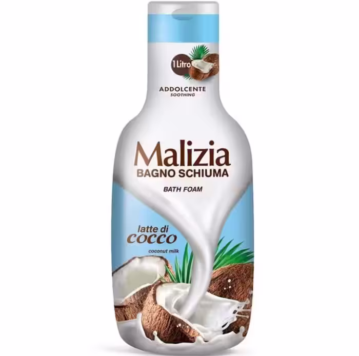 فوم حمام نارگیل مالیزیا Malizia Cocco حجم 1000 میلی لیتر