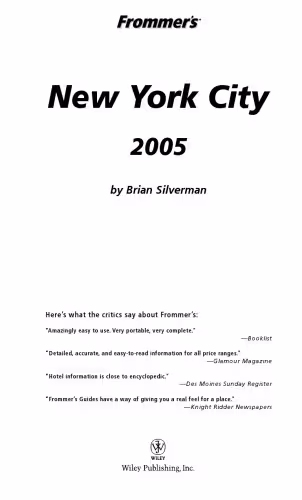 خرید و دانلود نسخه کامل کتاب Frommer's New York City 2005 (Frommer's Complete)
