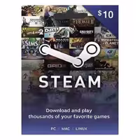 Steam Gift Card $10 US