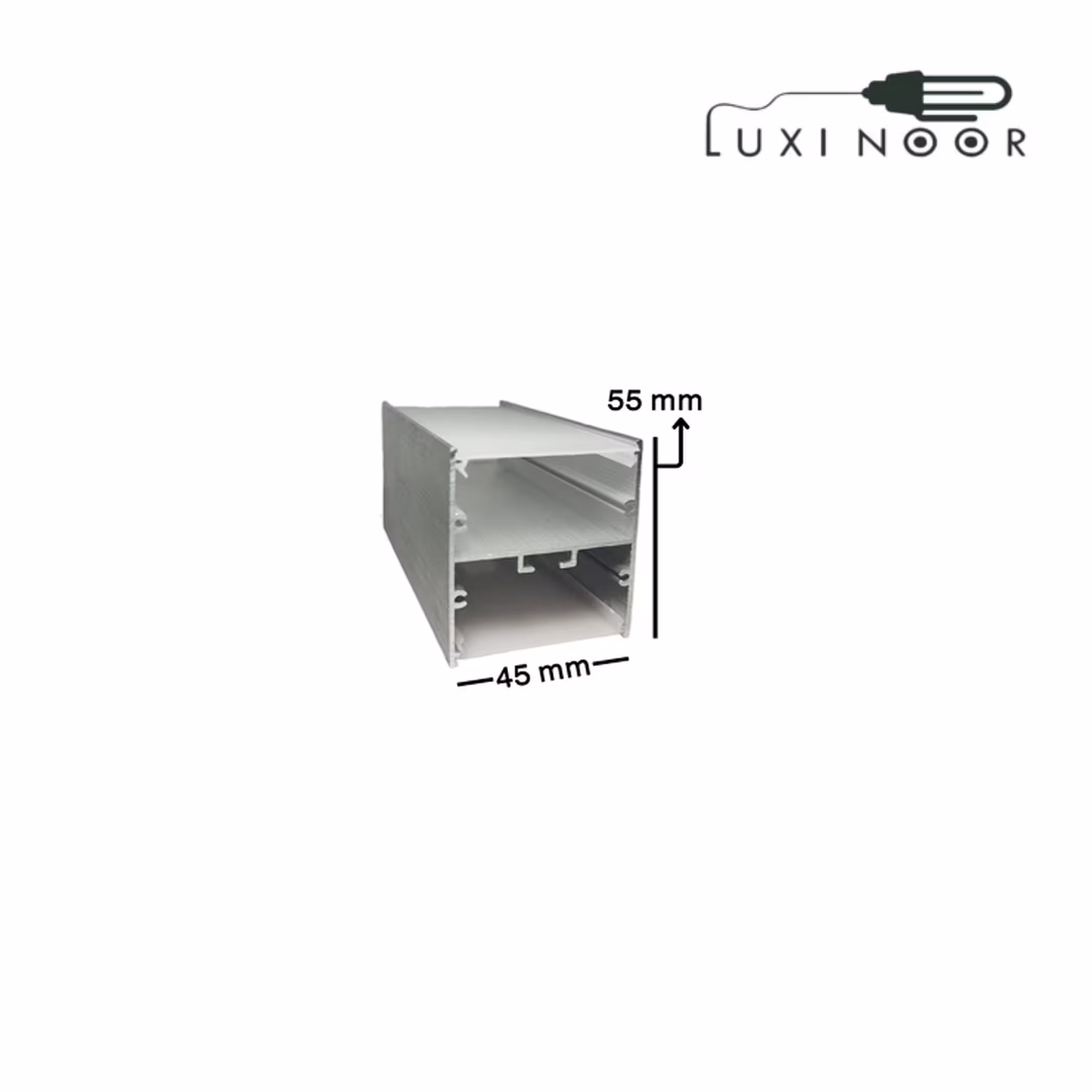 پروفیل چراغ خطی لاینر آویز دو طرف نور سه لاین- کد 84