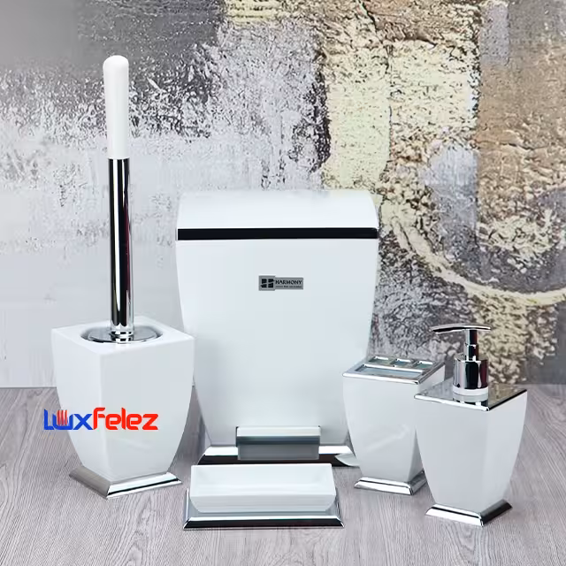 ست سرویس بهداشتی هارمونی مدل آوا پنج پارچه