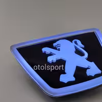 ارم جلو پنجره 405 چراغدار ( لوگو لایت 405)  نصب فابریک رنگ سفید