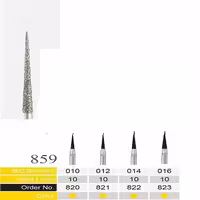 فرز توربین الماسی دسته نقره ای (پالیش کامپوزیت) Needle – 859 BTM - فروشگاه تخصصی دندانپزشکی سپیرا