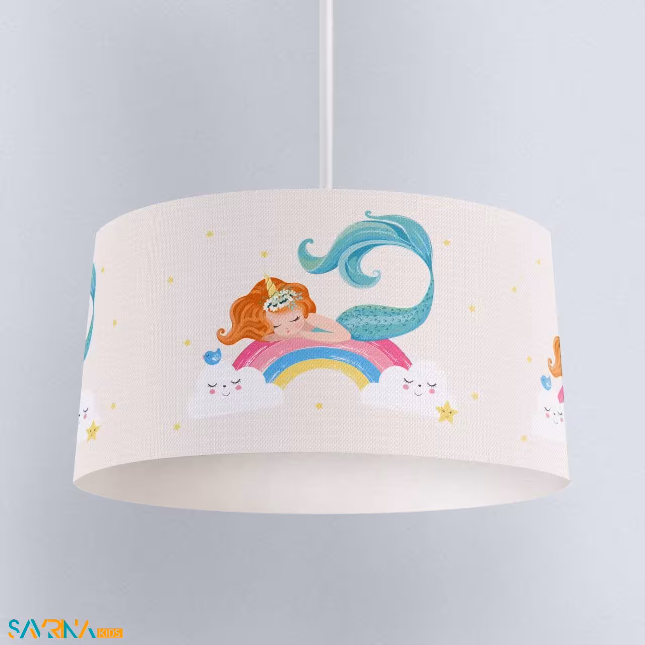 لوستر بچگانه طرح پری دریایی خوابالو کد A2829