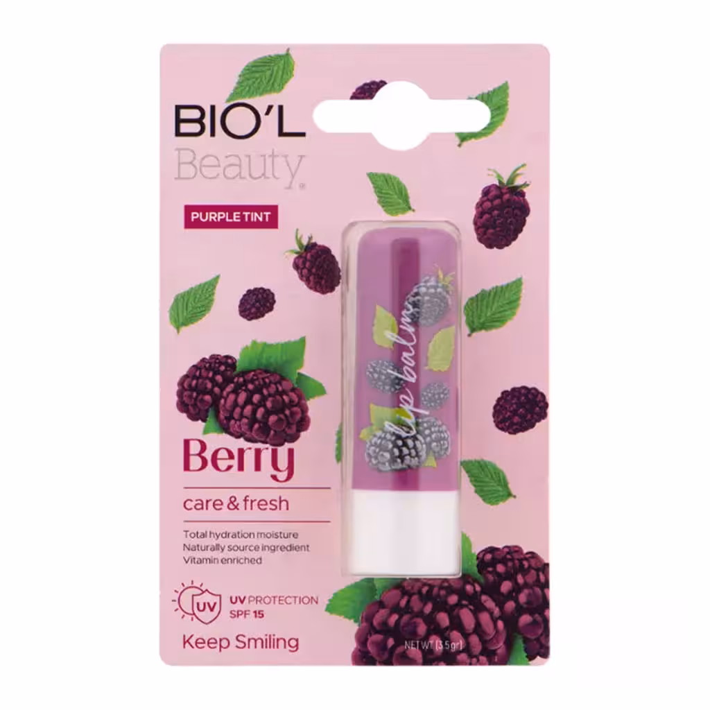 بالم نرم کننده لب تمشک 4.8 گرم بیول BIOˊL
