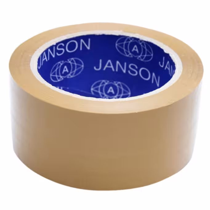 چسب پهن جانسون 5 قهوه ای  90 یارد 48 میکرون چسب جانسون قهوه ای خانه سلام