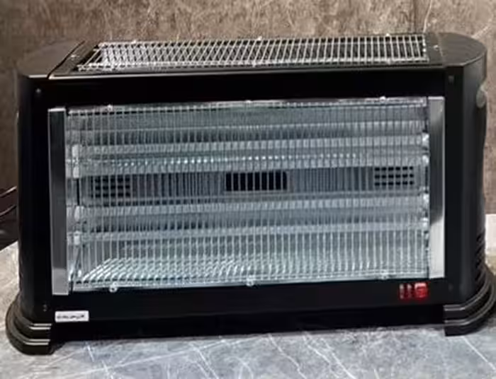 بخاری برقی نکست فن دار مدل مشکی 2500 وات