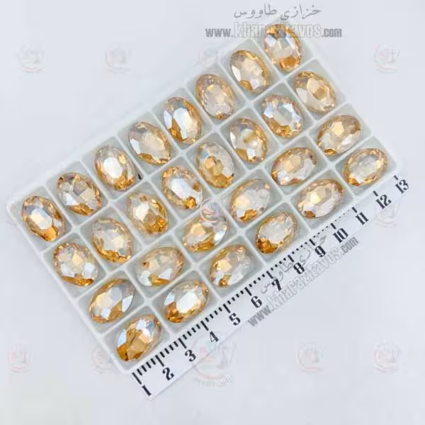 سنگ بیضی 13 در 18 ( شامپاینی ) ورق 28 عددی