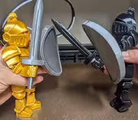 مدل سه بعدی شوالیه های جنگجو (slt)