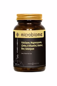 قرص کلسیم، منیزیم، زینک، ویتامین D، مس، بور، سلنیوم Microbiome