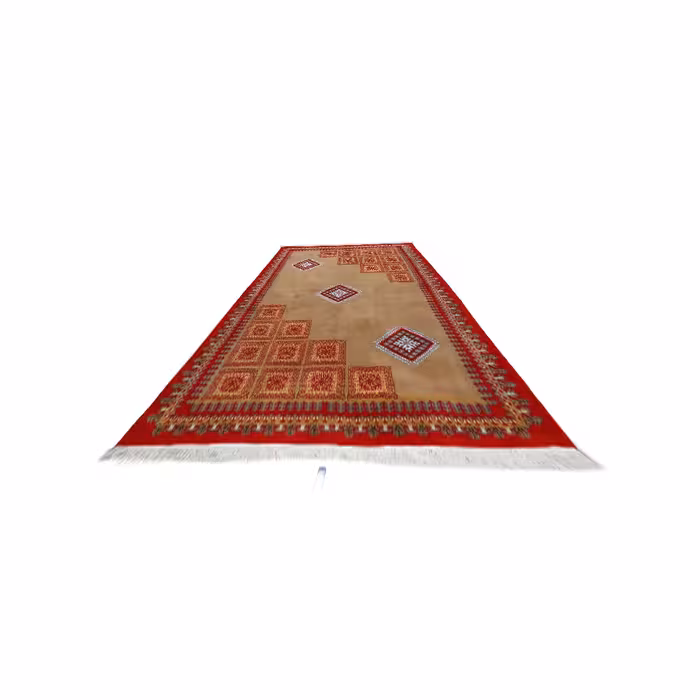 فرش دستبافت سه ونیم متری طرح یلمه کد 140966