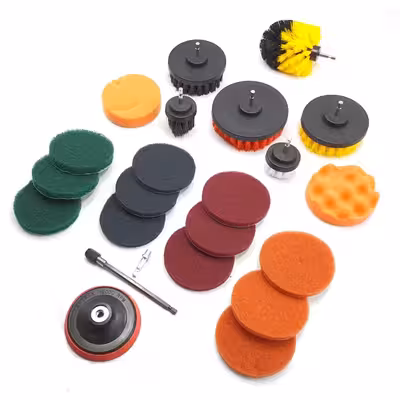 پد پولیش و نظافت خودرو مدل 22PS مجموعه 22 عددی