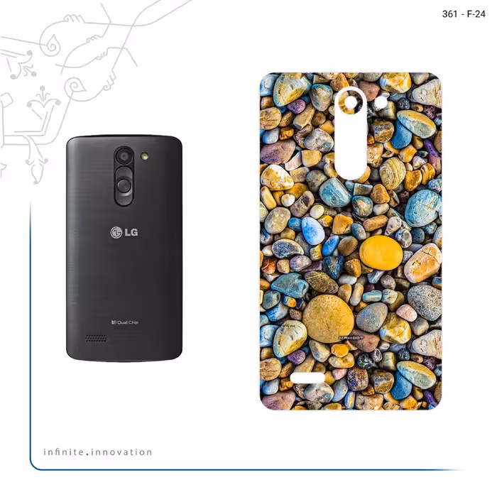 برچسب پوششی ماهوت مدل River rocks مناسب برای گوشی موبایل ال جی L Bello