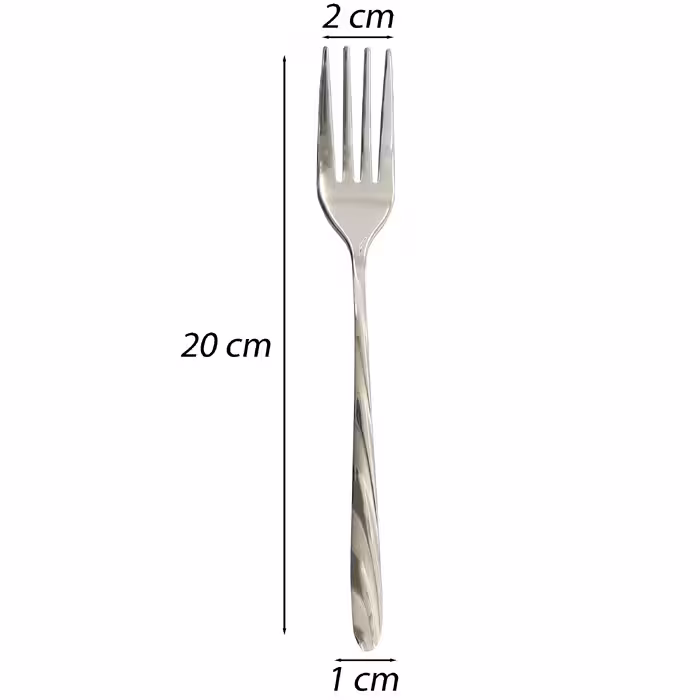 ست قاشق و چنگال 12 پارچه مدل نیویورک کد UN-3516