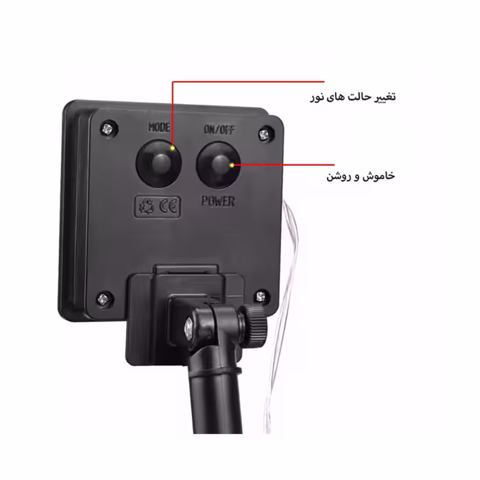 چراغ پارکی خورشیدی مدل Solar Fairy Lights 10M