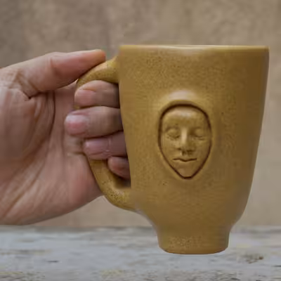 ماگ سرامیکی مدل دست ساز  dgmug03 