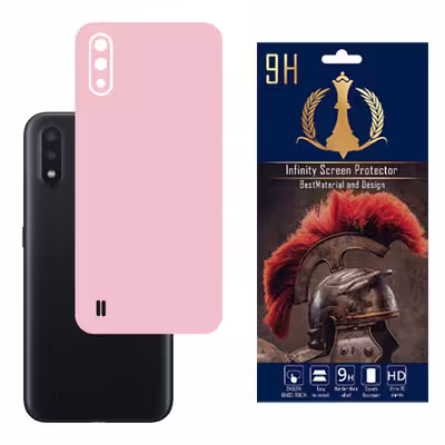 برچسب پوششی اینفینیتی مدل PRO MAX مناسب برای گوشی موبایل سامسونگ GALAXY A01 به همراه محافظ صفحه نمایش و محافظ لنز دوربین
