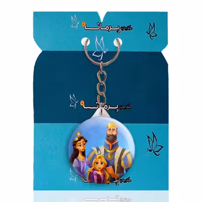 جاکلیدی پرمانه طرح گیسوکمند کد pmy.15679