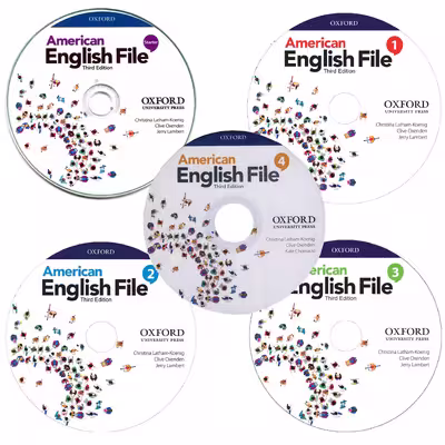 کتاب American English File Third Edition اثر جمعی از نویسندگان انتشارات آریونا 5 جلدی