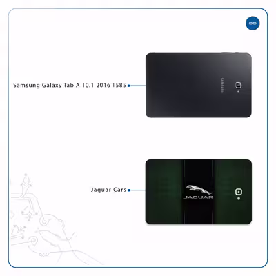 برچسب پوششی ماهوت مدل Jaguar Cars مناسب برای تبلت سامسونگ Galaxy Tab A 10.1 2016 T585