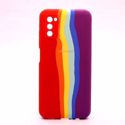 کاور مدل سیلیکونی طرح آبرنگی H08 مناسب برای گوشی موبایل سامسونگ Galaxy A03S  