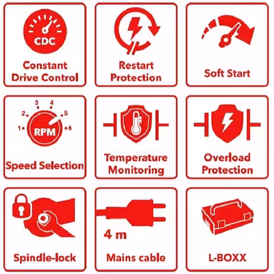 دستگاه سنباده زن فلکس مدل BRE 8-4 INOX SET