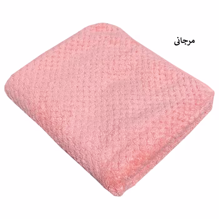 حوله دستی شایسته مدل نسترن سایز 35X75 سانتی متر