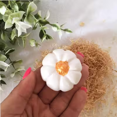 میوه تزئینی مدل کدو تنبل کد 633 بسته 3 عددی