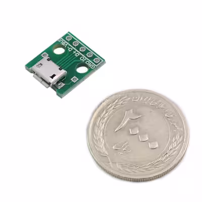 سوکت مادگی میکرو یو اس بی مدل Breakout board بسته 6 عددی