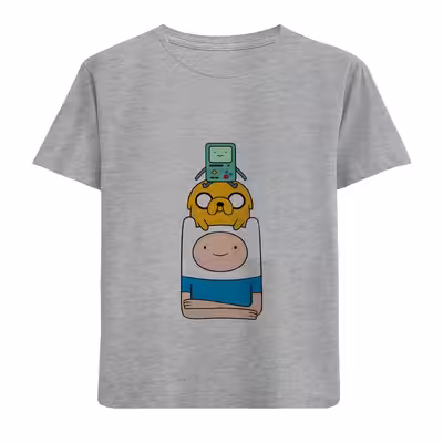 تی شرت آستین کوتاه بچگانه مدل دخترمستطیلی D370